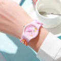 Sanrio Hello Kitty Wrist Watch Anime My Melody Cinnamoroll Children Children Watches 3D Student Silicone Strap Quartz Watch. 