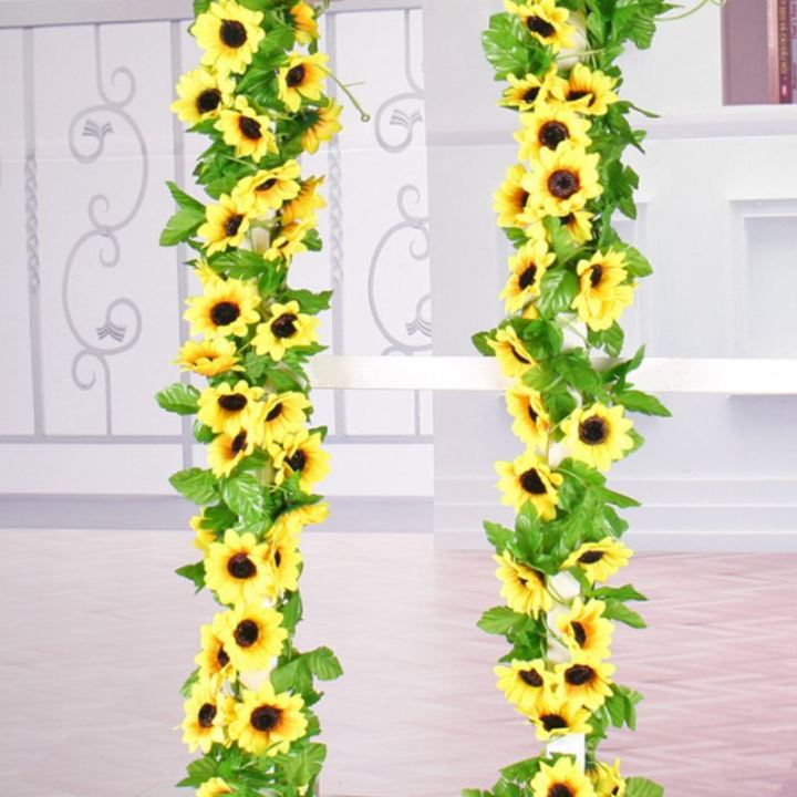230cm%20Silk%20Artificial%20Flowers%20Sunflowers%20Ivy%20Vine%20Plastic%20Flowers%20for%20Home%20Decoration%20Summer%20Rattan%20String%20Hanging%20Leaves%20-%20Image%208