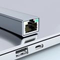 USB Type C Ethernet Adapter Network Card USB Type-C To RJ45 1000Mbps Lan Internet Cable For MacBook PC Windows XP 7 8 10 Android. 