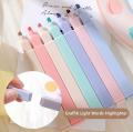 6Pcs Pastel Highlighters Soft Tip Mild Colous Highlighters Pens Aesthetic Marker Pen Fluorescent Pen Stationery School Supplies. 