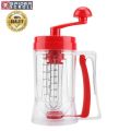 Manual Pancake Machine Cake Tools Hand Crank Blender Batter Mixer Dispenser Blender Machine Baking Tool. 