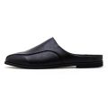 【ZOSR】Leather Sandals for Men Half Shoes Casual Clog Sandals Backless Flat Half Slippers Breathable Formal Leather Shoes Half Lazy Shoes Business Half Drag Shoes Half Cut Loafers Driving Shoes for Men. 