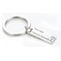 Drive Safe Letters Tag Charm Pendant Car Keychain Key Ring Couple Lovers Gifts. 