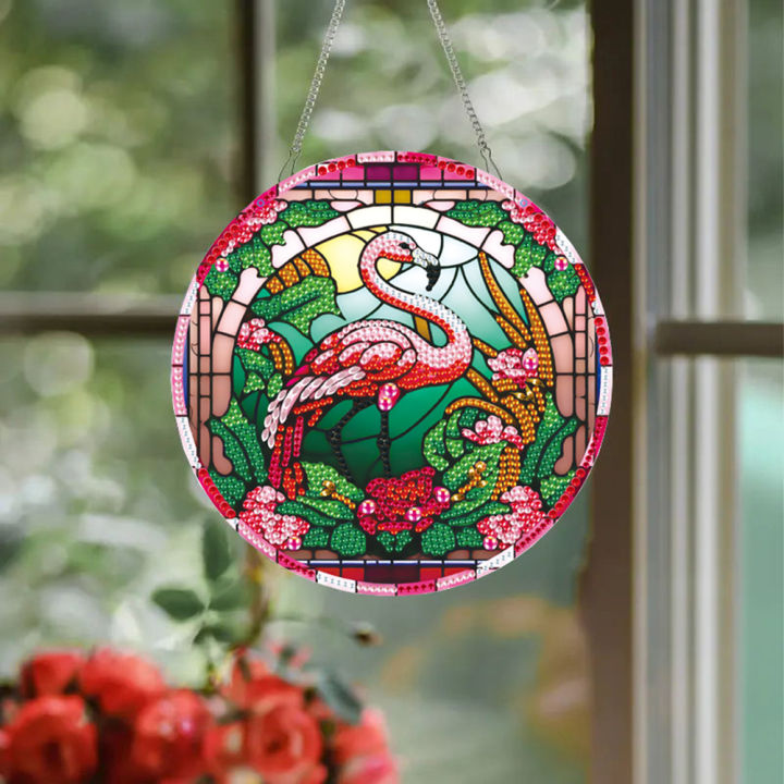 Acrylic%20Single-Side%20Diamond%20Painting%20Home%20Decor%20Hummingbird%20Peacock%20Owl%20Diamond%20Painting%20Hanging%20Pendant%20for%20Garden%20Window%20Decor%20-%20Image%203