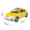 Car Sound Effects Taxi Toy Fun Festive Mini Taxi Toy with Lights Music Perfect Gift for Kids' Birthdays Christmas. 