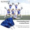 Durable Pe Material Pom Poms Colorful Metallic Cheerleading Pom Poms for Women Girls Spirited Sports Dance Props Metallic Foil Cheerleading Pom Poms. 