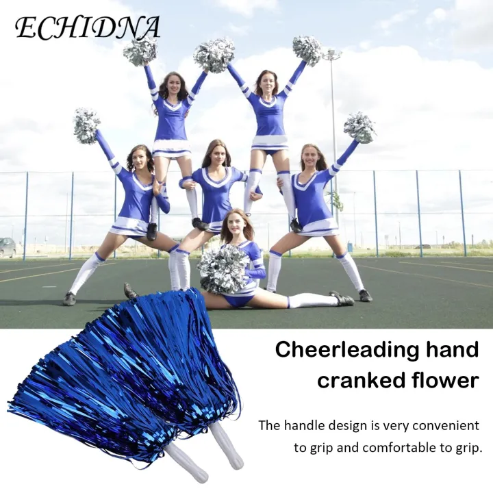 Durable%20Pe%20Material%20Pom%20Poms%20Colorful%20Metallic%20Cheerleading%20Pom%20Poms%20for%20Women%20Girls%20Spirited%20Sports%20Dance%20Props%20Metallic%20Foil%20Cheerleading%20Pom%20Poms%20-%20Image%205