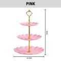 3 Tier High Tea Stand Dessert Cupcake Cakes Fruit Party Serving Platter Tray Food Tower Plates. 