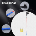 NANLIY 2-Insert blade fuse adapter voltage tap for Automotive Fuses ATT Mini low profile. 