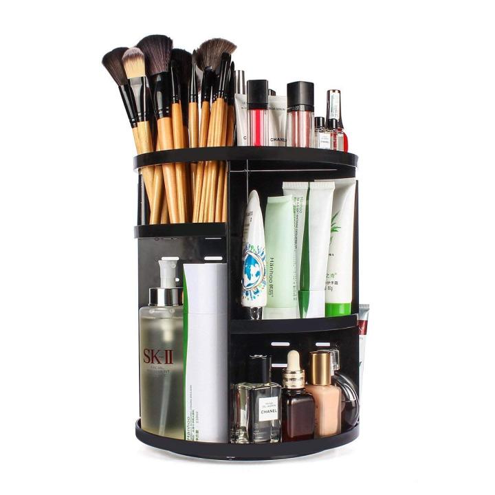 360%20Rotating%20Makeup%20Organizer,Large%20Capacity&Adjustable%20Multi-Function%20Cosmetic%20Storage%20Box%20-%20Image%202