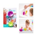 【New Arrivals】【New Arrivals】Baby Bath Toys Colorful Suction Cup Gear Wheel Type Dabbling Toy Infants Bathtub Toys Small Waterwheel. 