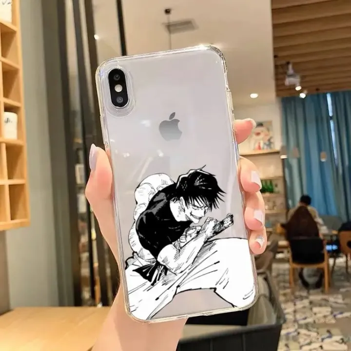 Toji%20Fushiguro%20Jujutsu%20Kaisen%20Phone%20Case%20For%20iPhone%2011%2012%20Mini%2013%2014%20Pro%20XS%20Max%20X%208%207%206s%20Plus%20SE%20XR%20Transparent%20Shell%20-%20Image%202
