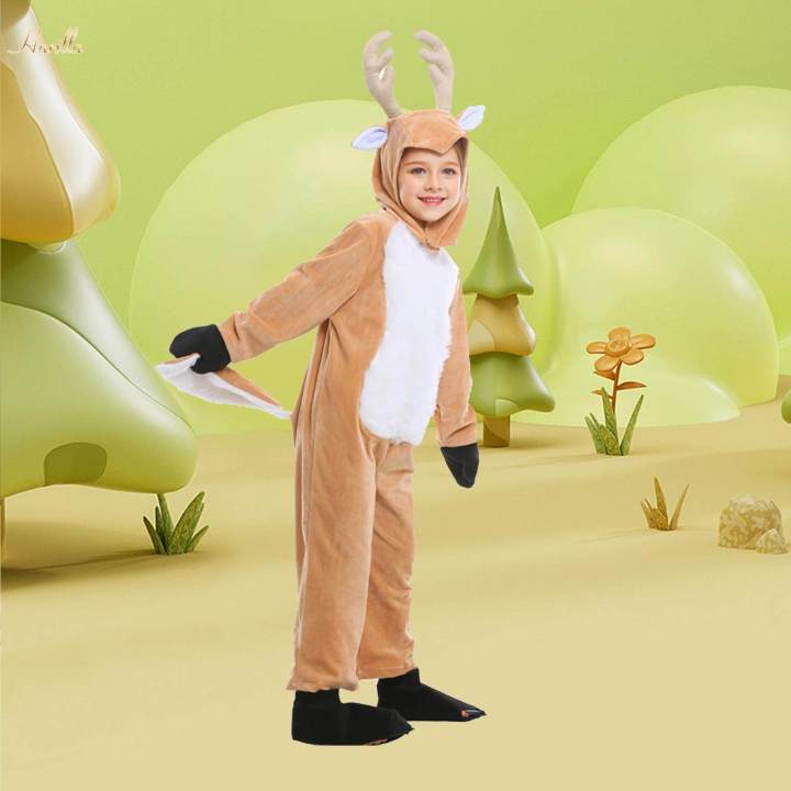 Christmas%20Costume%20Jumpsuit%20Reindeer%20Costume%20for%20Party%20Fancy%20Dress%20Cosplay%20130cm%20to%20140cm%20-%20Image%208