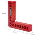 90 Degree Right-Angle Ruler Plastic Woodworking Right Angle Auxiliary Positioner Carpenter Square Rulers Measuring Tools. 