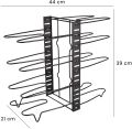 Adjustable Pots and Pans Organizer Rack, Kitchen Organizer. 