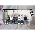 BTS BT21 Pencil Case Purse Wallet Store Pouch Pen Pencil Box With FREE BTS KEYTAG. 