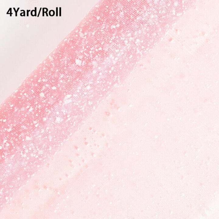 Soft%20flower%20Packaging%20gauze%20Elegant%20Roll%20yarn%2050cmx4yard%20size%20Packaging%20gauze%20Beautiful%20Snow%20dot%20yarn%20net%20for%20Floral%20-%20Image%203