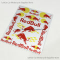 Motorcycle Red Bull Sticker Logo Car Motorcycle Body Fuel Tank Helmet Decal Reflective Waterproof Decoration. 