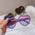 Cute Candy Color Hearts Kids Sunglasses Children Retro Pink Cartoon Sun Glasses Frame Girls Boys Baby Sunglasses UV400 Eyewear. 