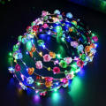 Holiday Wreath Headbands Festive Garland Crowns Glowing Flower Wreaths Christmas Garland Headband Wedding Flower Crowns. 