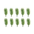 10pcs Artificial Pine Needle Plants Plastic Christmas Tree DIY Green Snow Pine Branches for Wedding Home Decor Flower Wreath Wholesale. 