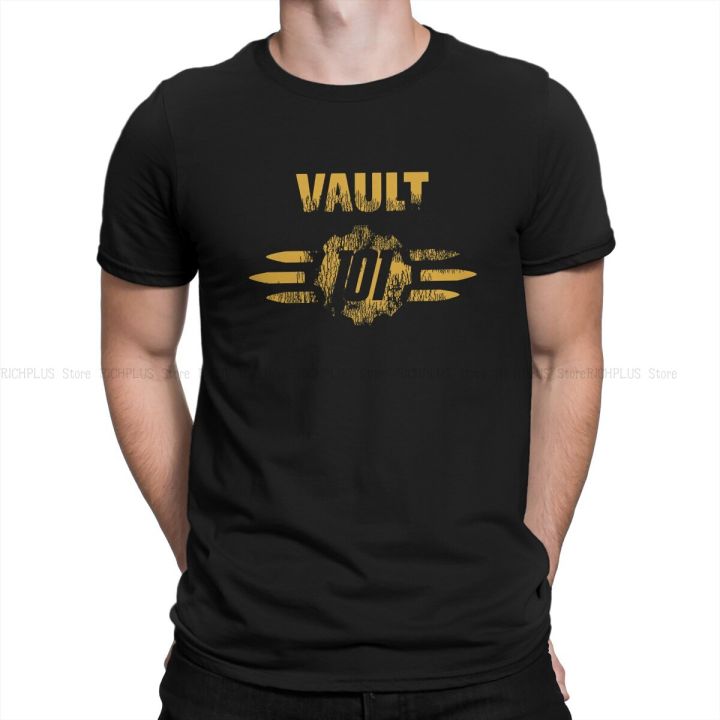 Fallout Game TShirt Worn Vault 101 Basic Polyester T Shirt Oversized Men Tee Shirt Ofertas Big Sale