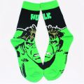 1 pair Disney anime socks Avengers Marvel Spiderman Hulk venom cartoon casual high socks xxx boys and girls Anime cosplay socks. 