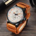 New Curren Luxury Leather Band Wrist Watch For Men Quartz Analog Gents Boys Watches With Date 176108456 Flash_LK. 