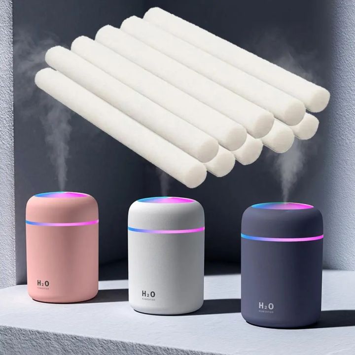 300ml Air Humidifier Portable Ultrasonic Colorful Light H2O Aroma ...