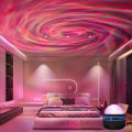LED Galaxy Projector Light Colorful Galaxy Sky ProjectorUSB Powered Night Light for Christmas, Party and Gathering. 