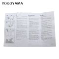 YOKOYAMA Side Cutter Overlock Sewing Machine Presser Foot Feet Attachment For All Low Shank Singer Janome Brother Household SewiHats & Caps. 