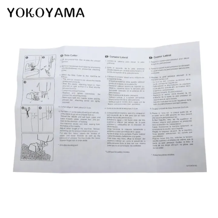 YOKOYAMA%20Side%20Cutter%20Overlock%20Sewing%20Machine%20Presser%20Foot%20Feet%20Attachment%20For%20All%20Low%20Shank%20Singer%20Janome%20Brother%20Household%20SewiHats%20&%20Caps%20-%20Image%206