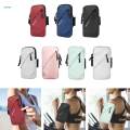 Phone Armband Bag Wrist Pouch Sports Arm Bag for Running Walking Jogging Red. 