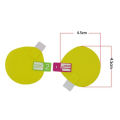 4pcs Lens Protector For Oculus Quest 2 VR Glasses TPU Soft Film VR Lens Protector HD Film Anti-scratch For Oculus Quest 2(Random shape). 
