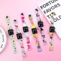 【Hengli jewelry story】Purple Electronic Watch Cartoon Fashion Children led Personalized Watch. 