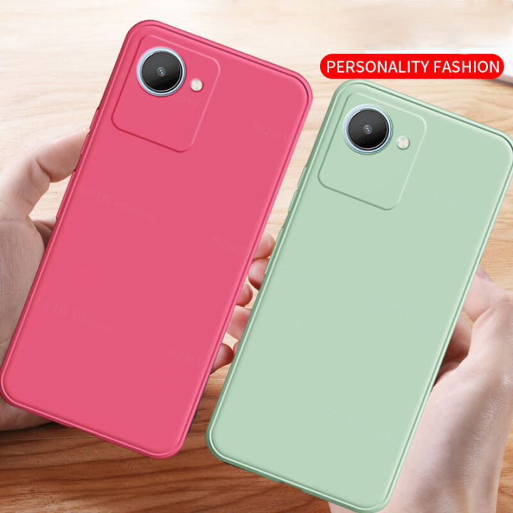 Realme%20C30/C30S%20Phone%20Case%20Lens%20Protection%20Casing%20Solid%20Straight%20Edge%20Liquid%20Silicone%20Soft%20TPU%20Back%20Cover%20-N10%20-%20Image%202