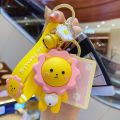 James Family Cute Cartoon Key Chain Silicone Panda Cat Lion Tiger Rabbit Dinosaur Doll Car Key Ring Women Bag Charm Pendant. 