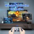 Wireless Controller Double Shock USB PC Game Controller for Nintendo Switch PC Dual Motor Turbo Function. 