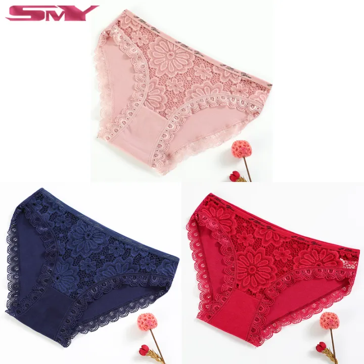 Pack%20of%203-Ladies%20Cotton%20Underpants%20Pure%20Lace%20Ladies%20Panties%20-%20Image%202