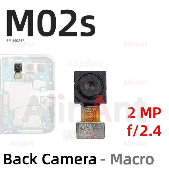 Aiinant%20Camera%20Back%20Front%20Small%20Macro%20Depth%20Main%20Rear%20Camera%20Flex%20Cable%20For%20Samsung%20Galaxy%20M02s%20M02%20M022F%20M025F%20Phone%20Parts%20-%20Image%202