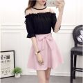 Jianlou-Women's Chiffon Shirt Summer Skirt Short Skirt Autumn and Winter Korean Style Loose Bottoming Top Quality Assurance. 