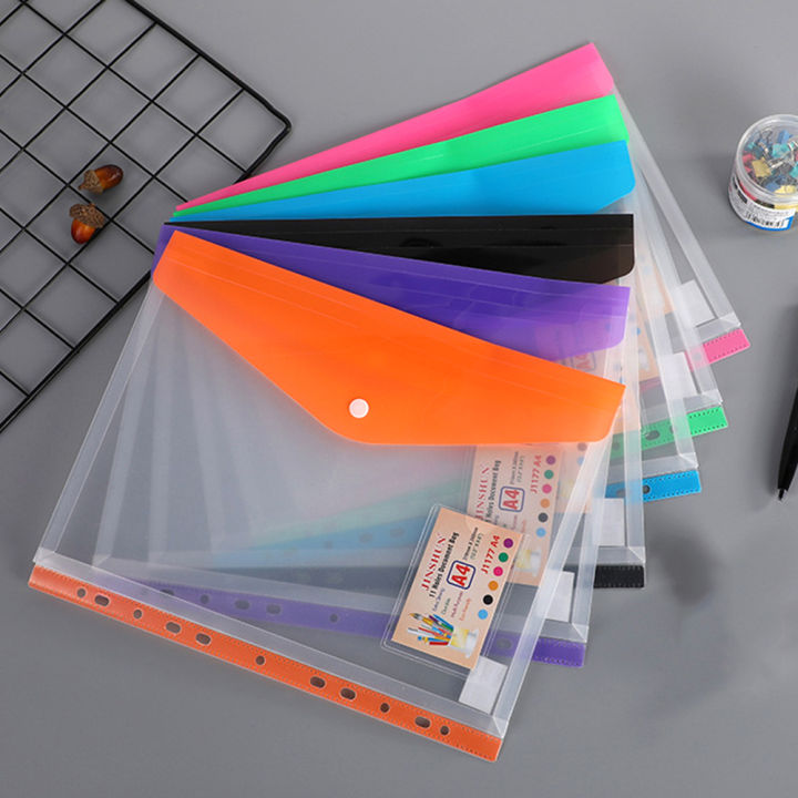 A4 Expandable Binder Pocket Clear Envelope File Folders Plastic ...
