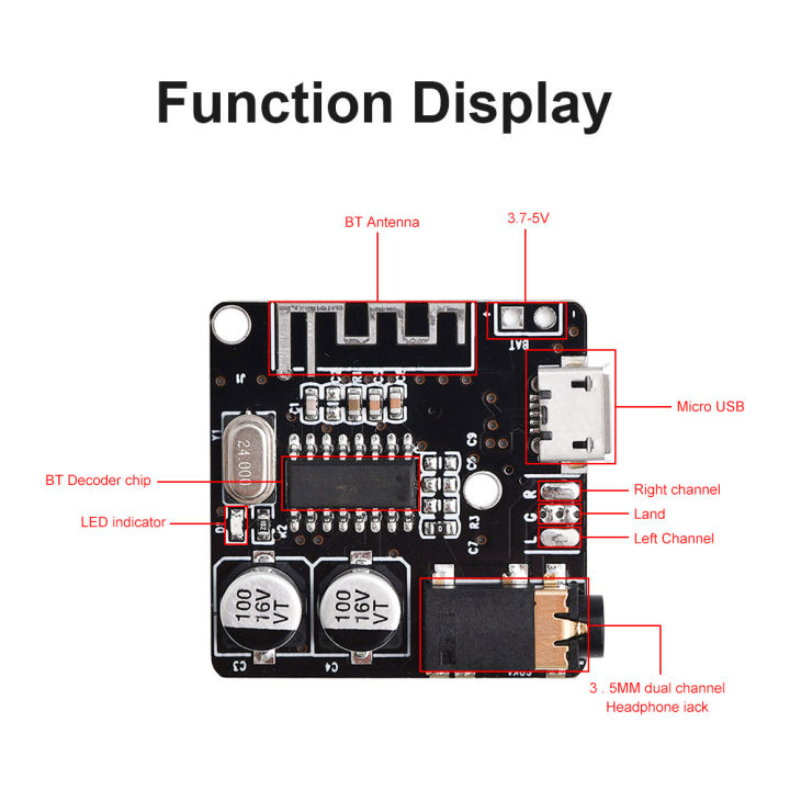 VHM-314%20Bluetooth%20Audio%20Decoder%20Board%20MP3%20Bluetooth%20Audio%20Module%20with%203.5MM%20Headphone%20Jack%20Audio%20Player%20Module%20-%20Image%202