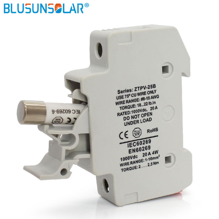 Solar Sytem Protection Relay 【GlobalTrendz】5 Sets Solar PV Fuse 2/3/4/5/8/10A 1000V DC Fusible 10x38 ...