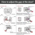 Adjustable Cabinet Door Hinges 26 Cup Soft Self Closing Kitchen Frameless Steel Small Degree Opening Buffer Dampers. 