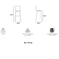 Phoenix new chair DUO Bar - 2024 New Models - 4 color's - 2 years warranty. 