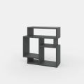 Modern Floor Shelf Open Storage EntryWay Shelf Hall shelfing New Design Waterproof Thick mahogany Wood Home Decor Table Shelf | Micro Decor. 