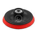 4", 4.5", 7" Velcro Grinder Pad - Red, Yellow. 