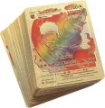 pokemon cards golden English Pokemon Cards English Version Vstar VMAX EX GX MEGA TAG TEAM Metal Gold Sliver Card Trainer Game Toy for Children GiftsParty Games Crafts. 