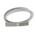 Luxury Rhinestones Ladies Belt for Dress Elastic Stretch Women Waist Belt Gold Silver Thin Wedding Dress Chain Belt. 